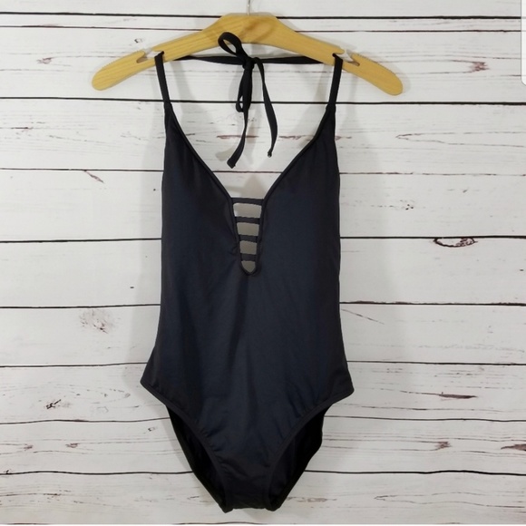 La Blanca Swim La Blanca Caged Strap One Piece Swimsuit Black Poshmark